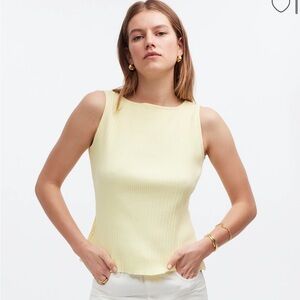 Madewell Butter Yellow Top